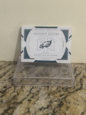 2024 Panini National Treasures Donovan McNabb Gridiron Graphs Booklet 6/10 Auto