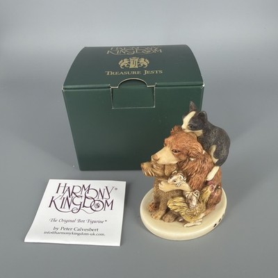 Harmony Kingdom Calvesbert Menagerie  V2 UK Event Piece Signed RARE LE 2 0990