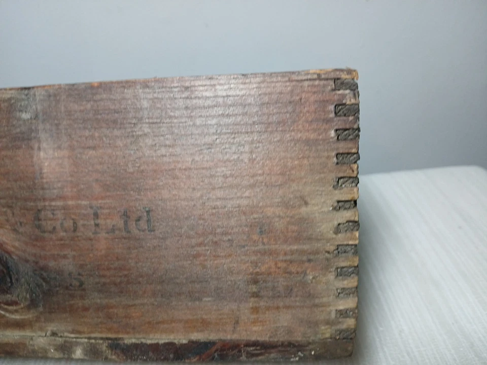 Vintage Walter Baker & Co. Ltd Chocolate Crate Box Dorchester MA Antique Rustic - Image 3 of 4