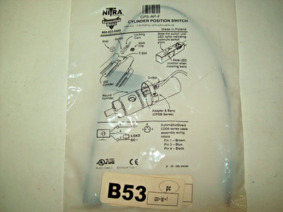 Nitra, Automation Direct CPS-AP-F Cylinder Position Switch 0.3M, 3-Pin M8 Plug