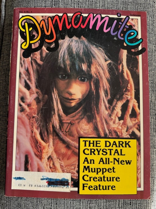 Dynamite Magazine The Dark Crystal, November, Vol 6 No. 5