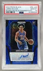 Jared McCain 2024 Panini Prizm Black Blue Shimmer FOTL Rookie RC Auto /25 PSA 10