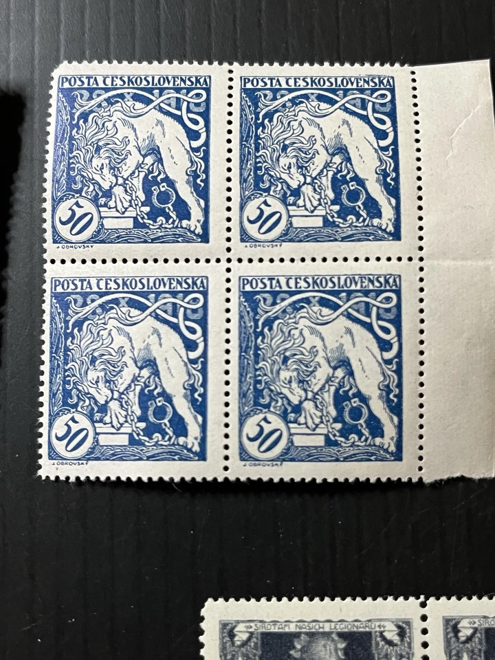 CZECHOSLOVAKIA - 1919,  Collection of several Blocks - MNH - Image 3 of 4