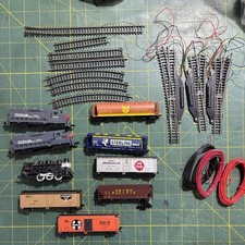N Scale Lot Locomotives Hoppers Track Wire Switch Gondola