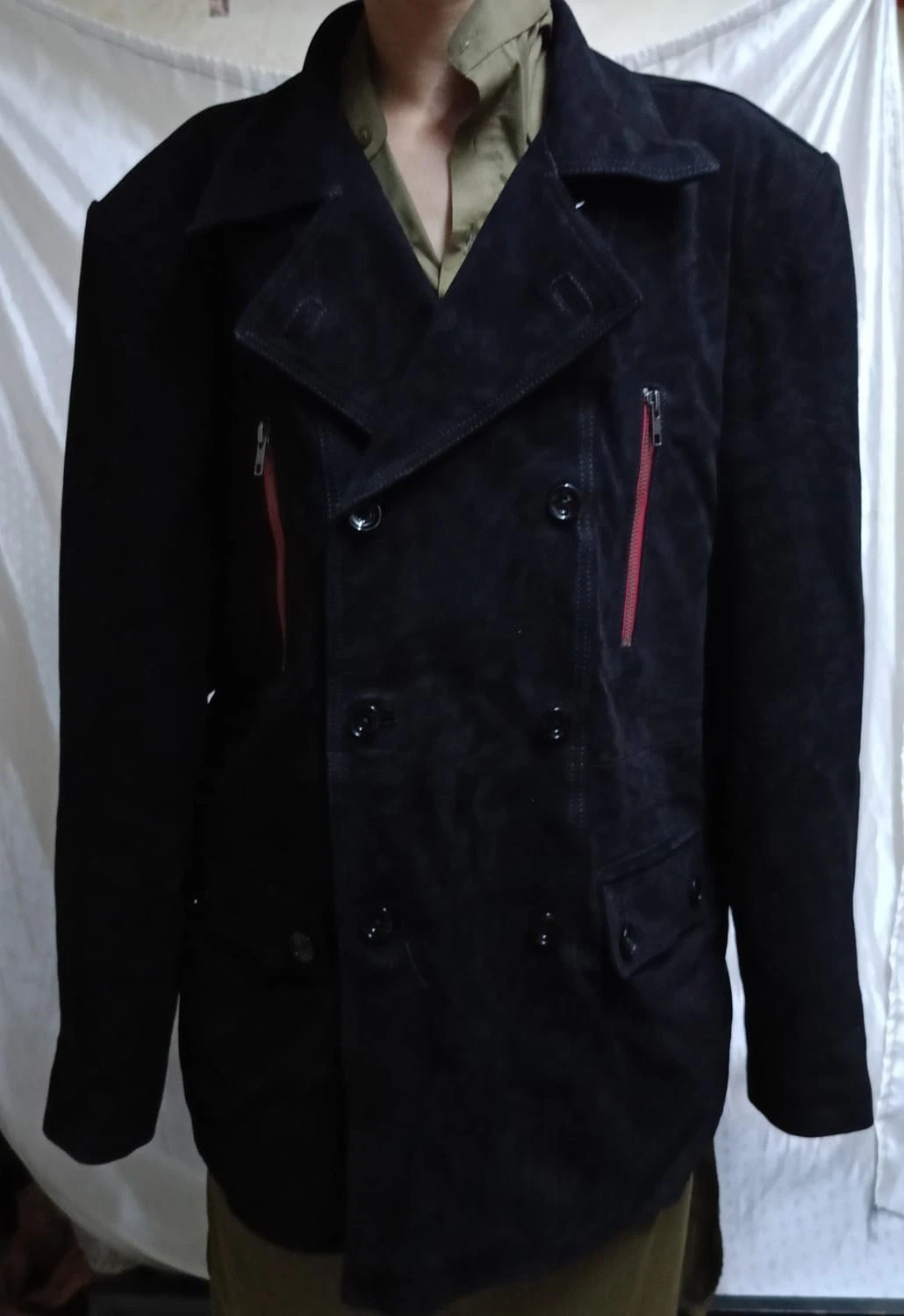 CLASSIC New Men's Black Suede Leather Blazer Pure Lambskin Style Slim Fit Blazer
Opens in a new wind