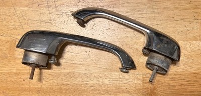 55 56 57 Chevy Sedan & Wagon Outside Door Chrome Handles Pair USED Originals OEM