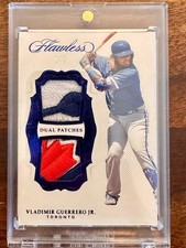 2019 Flawless Patch Vladimir Guerrero Jr. Dual Patches /7  Toronto Blue Jays