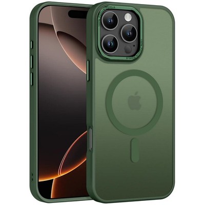 MagSafe Hülle für iPhone 16 Pro Max Silikon Handy Schutz Cover Case Kamerarand