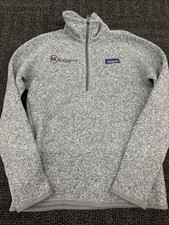 Patagonia Better Sweater Jacket Women's S Grey 1/4 Zip Pullover Fleece Fall