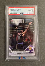 2025 Topps Now Lebron James #58 PSA 10 NBA Record 23rd Season Los Angeles Lakers