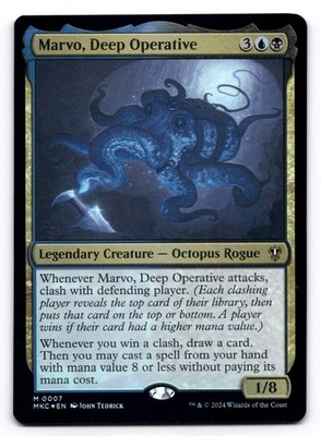 Marvo, Deep Operative NM Commander: Murders at Karlov Manor 0007 MTG Foil