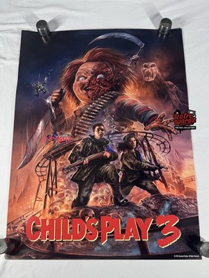 Child s Play 3 Shout Scream Factory Exclusive Poster 18x24  Horror Chucky Movie
