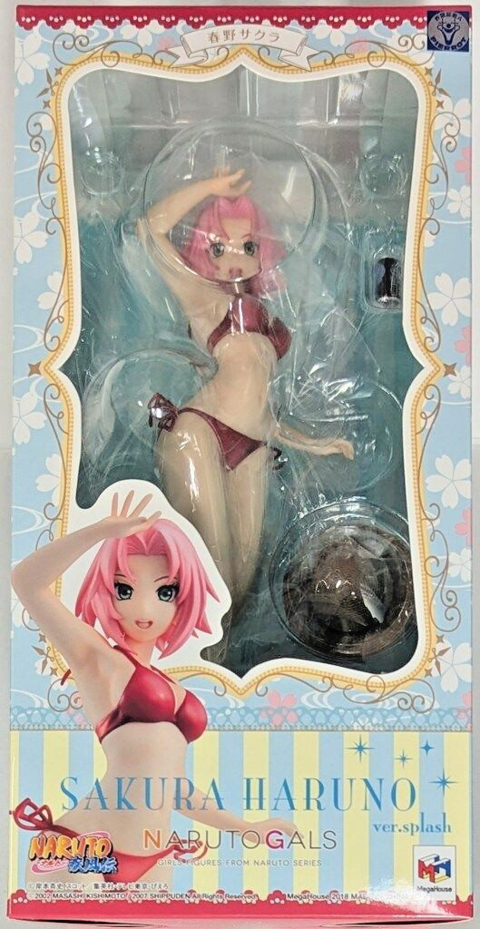 MegaHouse Naruto Gals Naruto Shippuden Haruno Sakura Ver. Figura Splash Japón