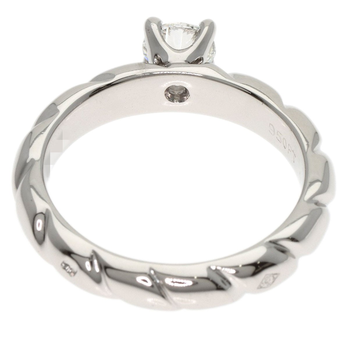 Chaumet  Torsade Diamond Ring Platinum PT950  Ladies [Used]