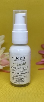 Cuccio Yogahhh Cooling Spot Therapy Peppermint Temple Rub Clarity 1.35 Oz New