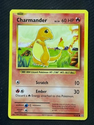 Charmander Common XY - Evolutions 9/108 NM