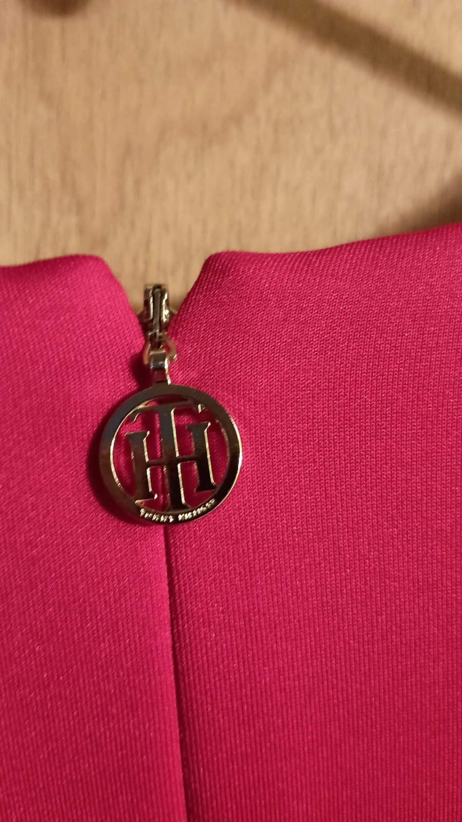 Women's Tommy Hilfiger Red Dress Size 10 NWT Flutter Sleave thumbnail 6