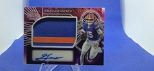 GRAHAM MERTZ 2025 LEAF TRINITY FOOTBALL RC Patch Auto purple shimmer # 2/4