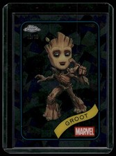 2025 Topps Chrome Sapphire Edition Marvel #35 Groot Black Sapphire /10