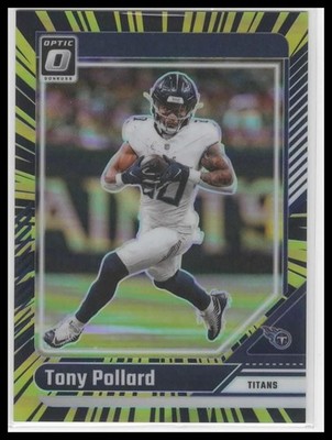 2024 Donruss Optic #190 Tony Pollard Electricity #/75