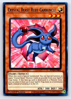Crystal Beast Ruby Carbuncle Common Structure Deck: Legend of the Crystal Beasts