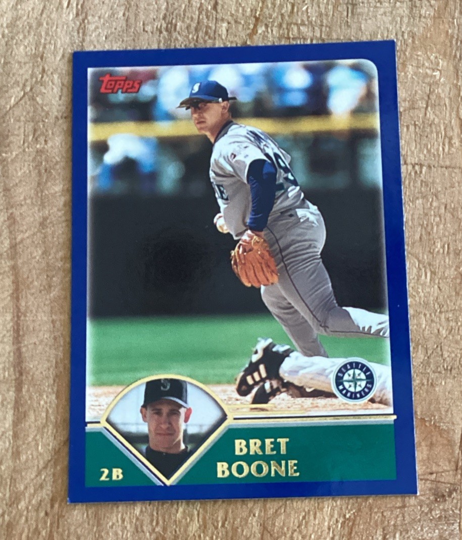 2003 Topps - Bret Boone #67 - near mint condition - FREE SHIPPING