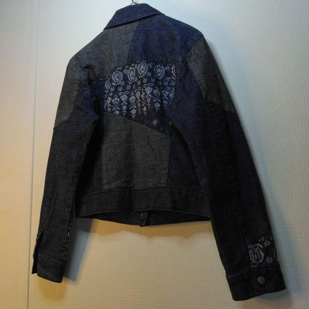 BURBERRY Patchwork denim Short Jacket Blouson Coa… - image 2