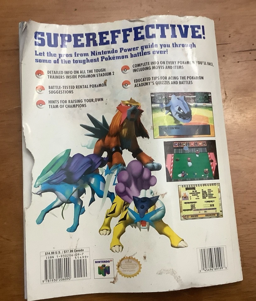 Guía Oficial del Jugador Nintendo Power Pokemon Stadium 2 N64 Foto 3 de 4