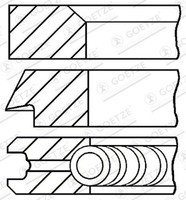 Goetze Engine Kolbenringsatz 08-337700-00 FüR Renault Megane 1 BA0 Clio Sport