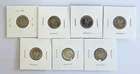 Lot of (7) 90% Silver Mercury Dimes