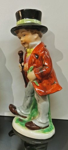 9924010-ds Porzellan Figur Bertram Junge Tracht Wagner&Apel H14cm - Picture 4 of 4