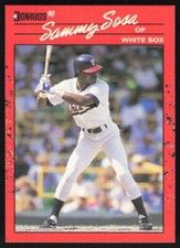 1990 Donruss Sammy Sosa RC #489 Chicago White Sox