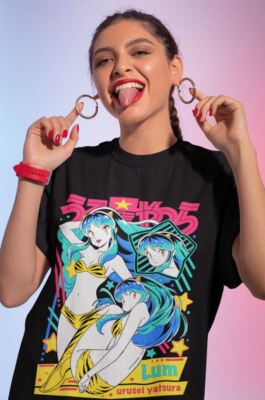 Lum From Urusei Yatsura Anime Darling No Baka!! Vinyl Bumper T