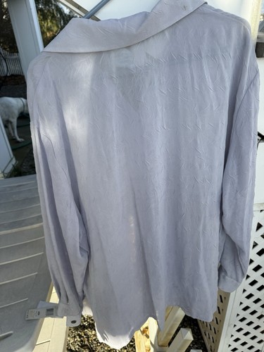 Rena Rowan 100% Purple Ply Blouse 22w - Picture 6 of 6