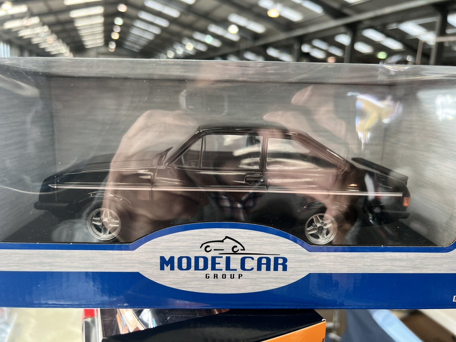 MCG 1:18 Scale Diecast Model Car - Ford Escort Mk2 RS 2000 in Black In Stock