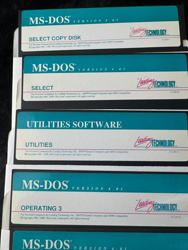 MS DOS Version 4.01 / Utilities Software for Leading Technology - Picture 3 of 3