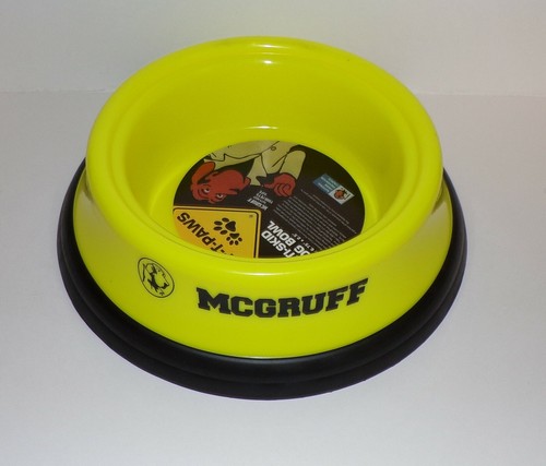 MCGRUFF THE CRIME DOG SAF-T-PAWS ANTI SKID DOG BOWL PICK YOUR COLOR - Picture 5 of 21