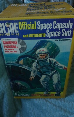GIジョー VINTAGE GI JOE OFFICIAL SPACE CAPSULE and SPACE SUIT 8020
