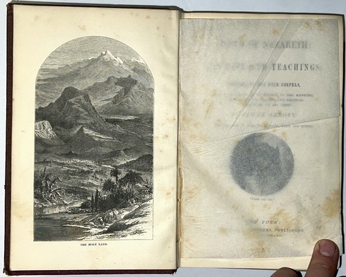 1869 JESUS NAZARETH LIFE TEACHINGS GOSPELS ILLUSTRATED LYMAN ABBOTT CHRISTIANITY - Picture 6 of 12