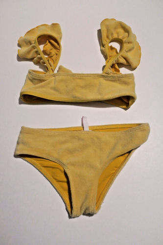 ZIMMERMANN Girls 2 Piece Bikini Swimsuit Size 8 Yellow - Picture 4 of 5