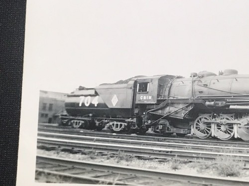 Chicago & Illinois Midland Railway Locomotive No. 704 Antique Photo - Picture 3 of 5
