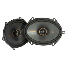 Kicker KSC680, KS Series 6x8" 2-Way 4 Ohm Coaxial Speakers 51KSC6804 