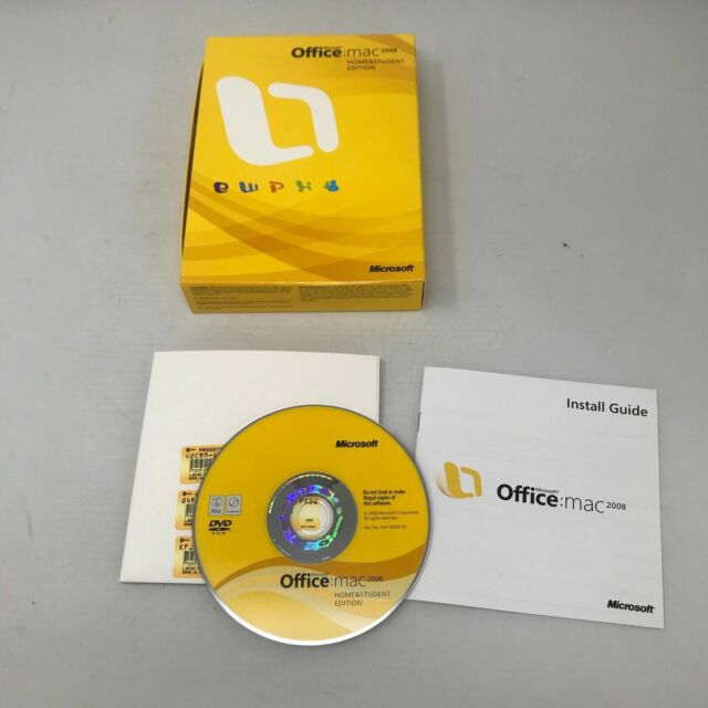 microsoft office 2008 for mac student