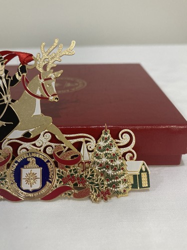 Central Intelligence Agency CIA ragazzo spia renna ornamento natalizio RARO - Foto 3 di 5