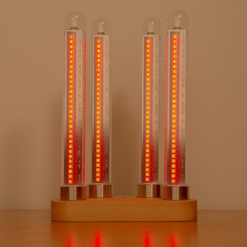 Vintage RGB Tube Sound Level Meter Music Spectrum Visualizer Clock Ref Nixie Era - Picture 10 of 11