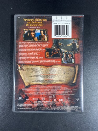 Pirates of the Caribbean: The Curse of the Black Pearl (DVD, 2003, 2-Disc... - Picture 2 of 4