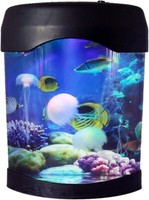 Jellyfish Lava Tank Aquarium Lamp Night Mood Light Color Changing Gift