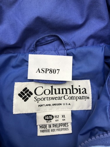 COLUMBIA Kid's Boy's Waterproof Hooded Rain Jacket Size XL - 14/16 y. o - Picture 9 of 9