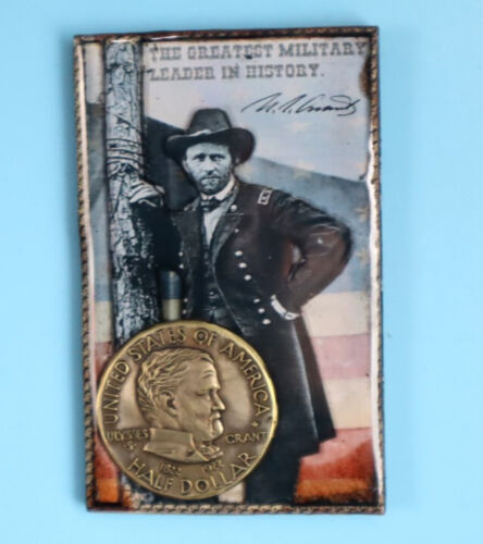 Ulysses S. Grant: Civil War Hero 18th US President Commemorative Silver p. Coin - Picture 4 of 11