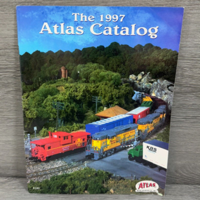 Vintage Atlas Catalog 1997 Model Railroad Layout Planning Prices Train Details